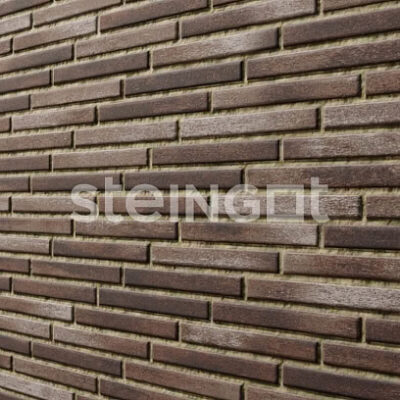 Steingot Ригельный кирпич Бурый камень (Stein Brown) (частичный прокрас) 70 мм